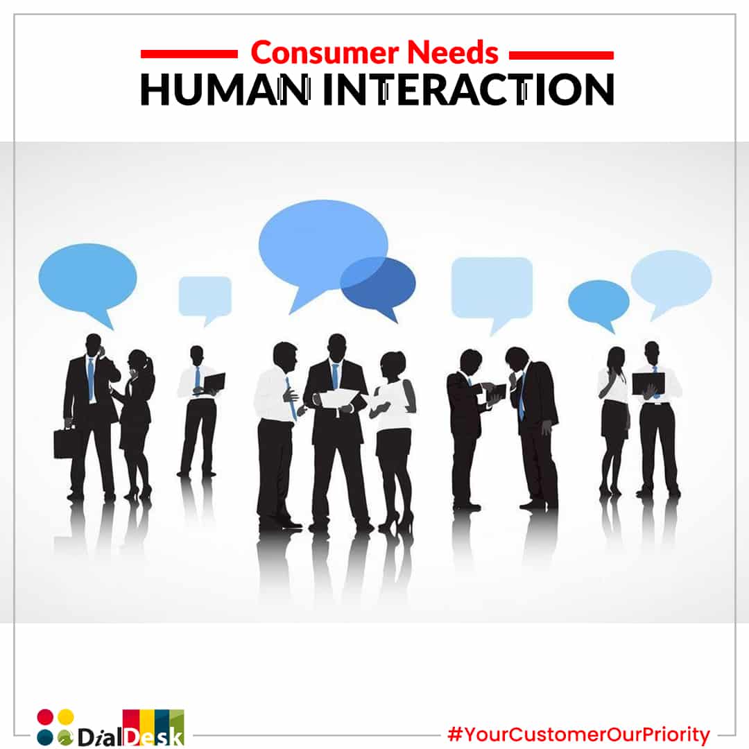 Consumer needs more Human Interaction from the companies